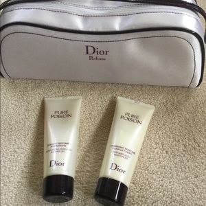 Dior Pure Poison pouch, lotion, shower gel